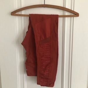 Alo Yoga Sunset Orange Moto Legging